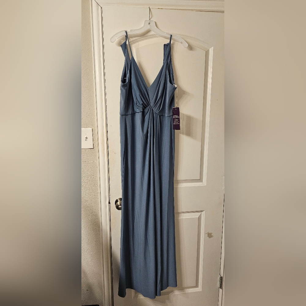 Steel Blue Davids Bridal Dress